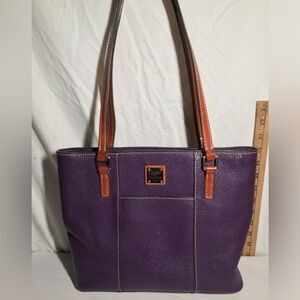 Vintage purple Dooney and Burke shoulder bag